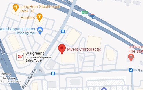 Myers Chiropractic map